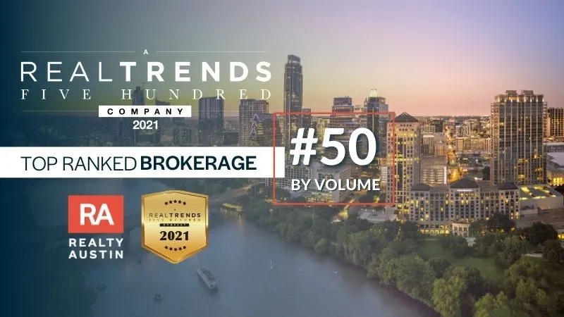 Realty Austin Ranks No.50 on the 2021 REAL Trends 500 Report
