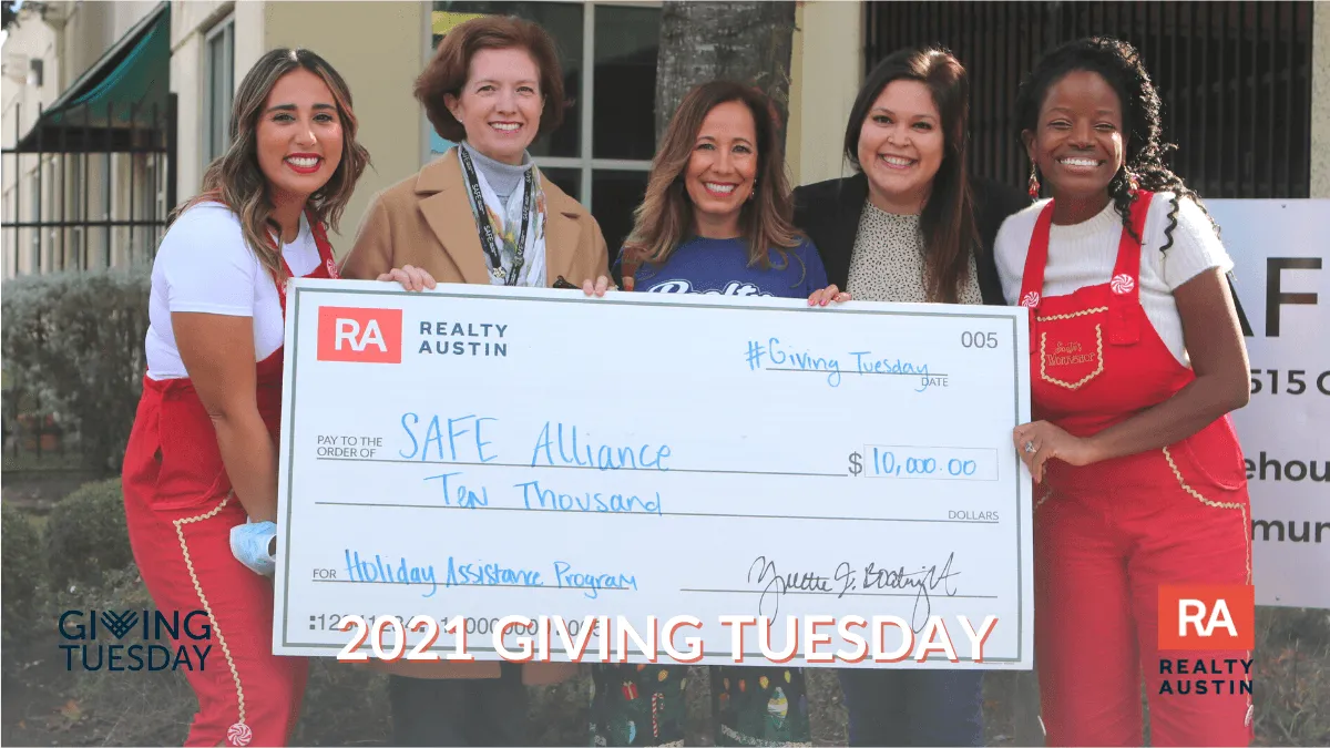 Realty Austin Donates $125,000 for Giving Tuesday