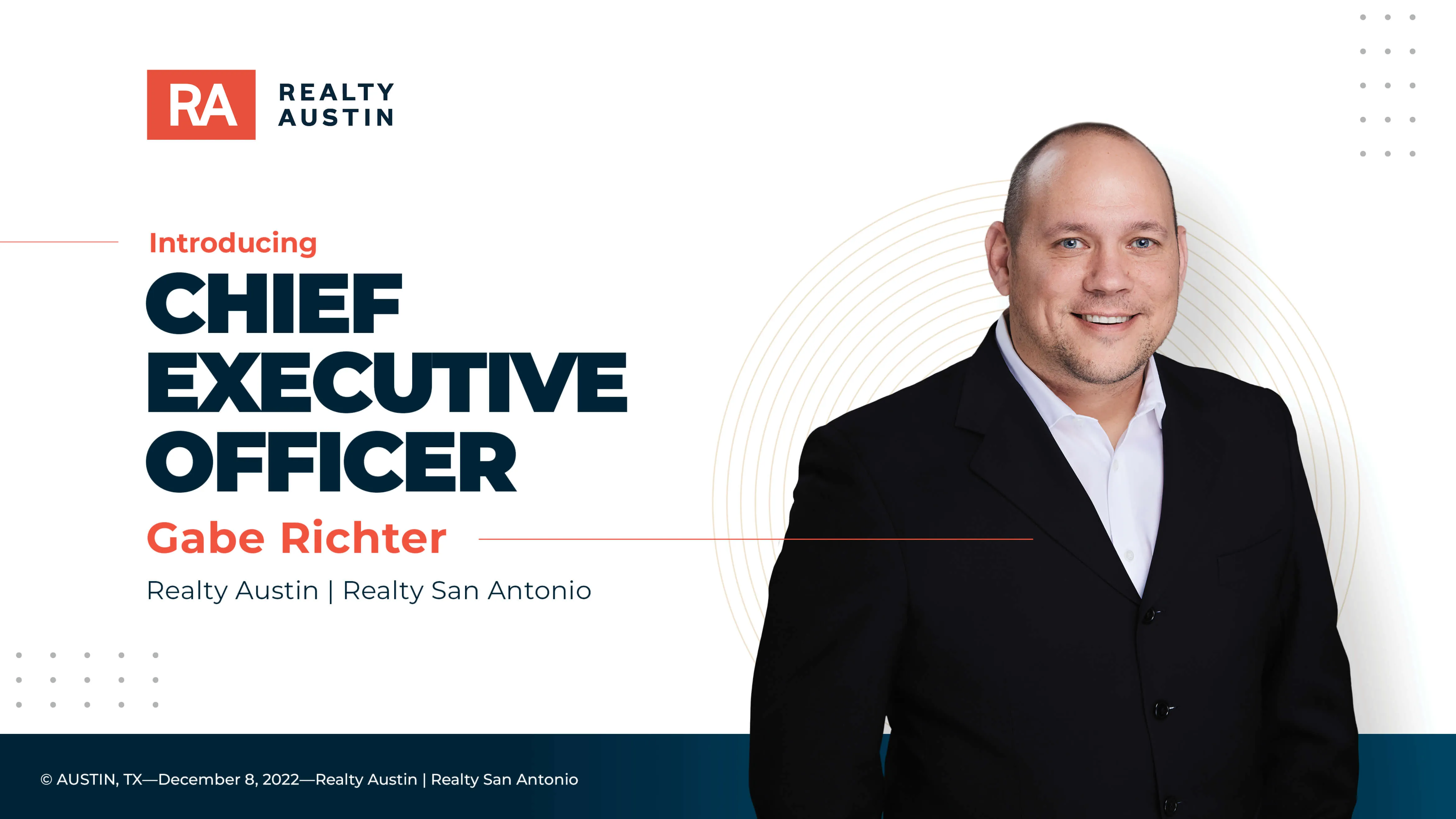 Realty Austin Appoints Gabe Richter as Chief Executive Officer