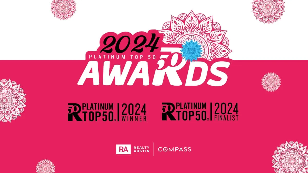 39 Realty Austin Compass Agents Win Top Honors at Platinum Top 50 Awards