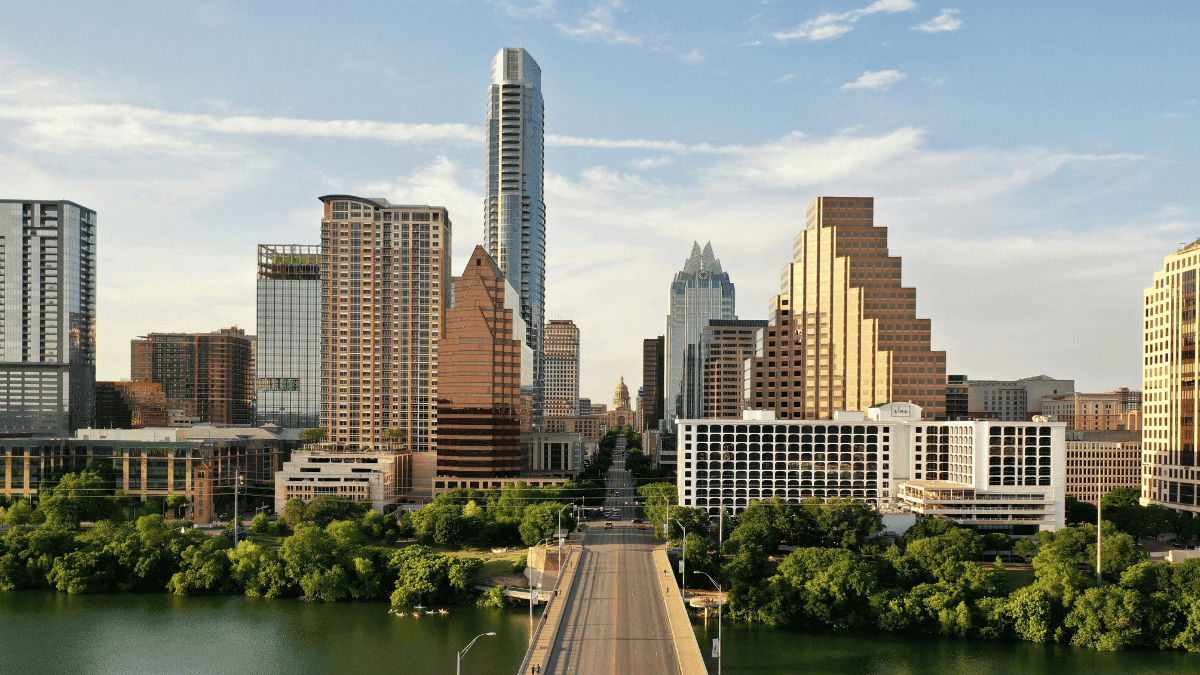 City of Austin downtown buildings
