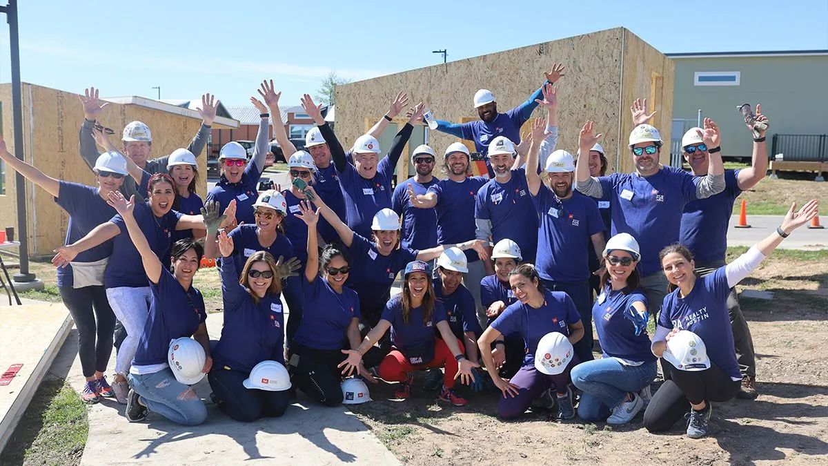 Realty Austin Agents Build Three Tiny Homes for the Formerly Homeless at Community First! Village